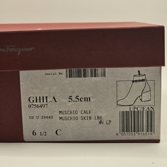 Salvatore Ferragamo Ghila Suede Ankle Boots - Picture 12 of 13